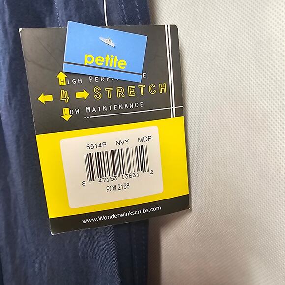 Wonder Wink Maternity Scrub Pants Navy Blue Size Mp NWT - Picture 4 of 8